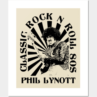 Phil Lynott Classic Style 80s Posters and Art